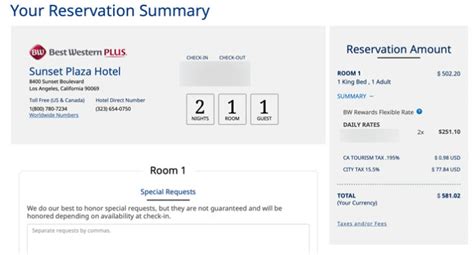 best western reservations number.